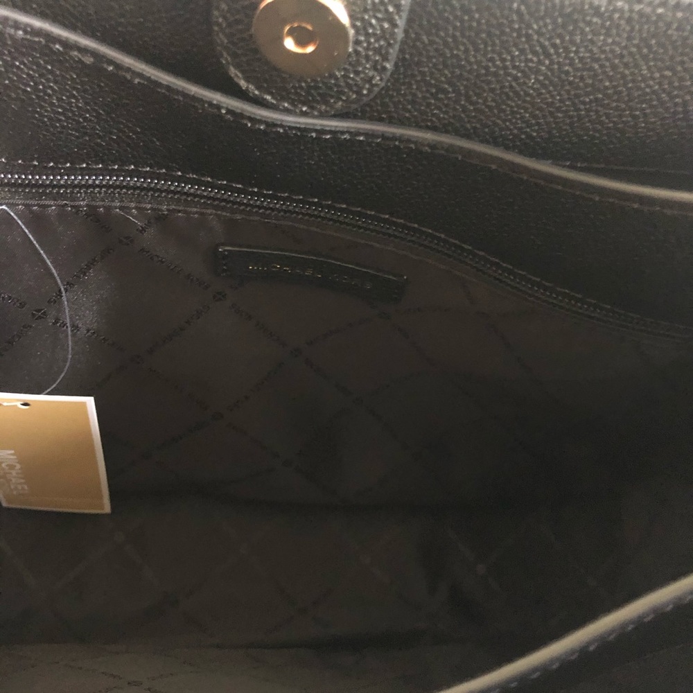 Michael Kors Black Leather Purse - Picture 10 of 13